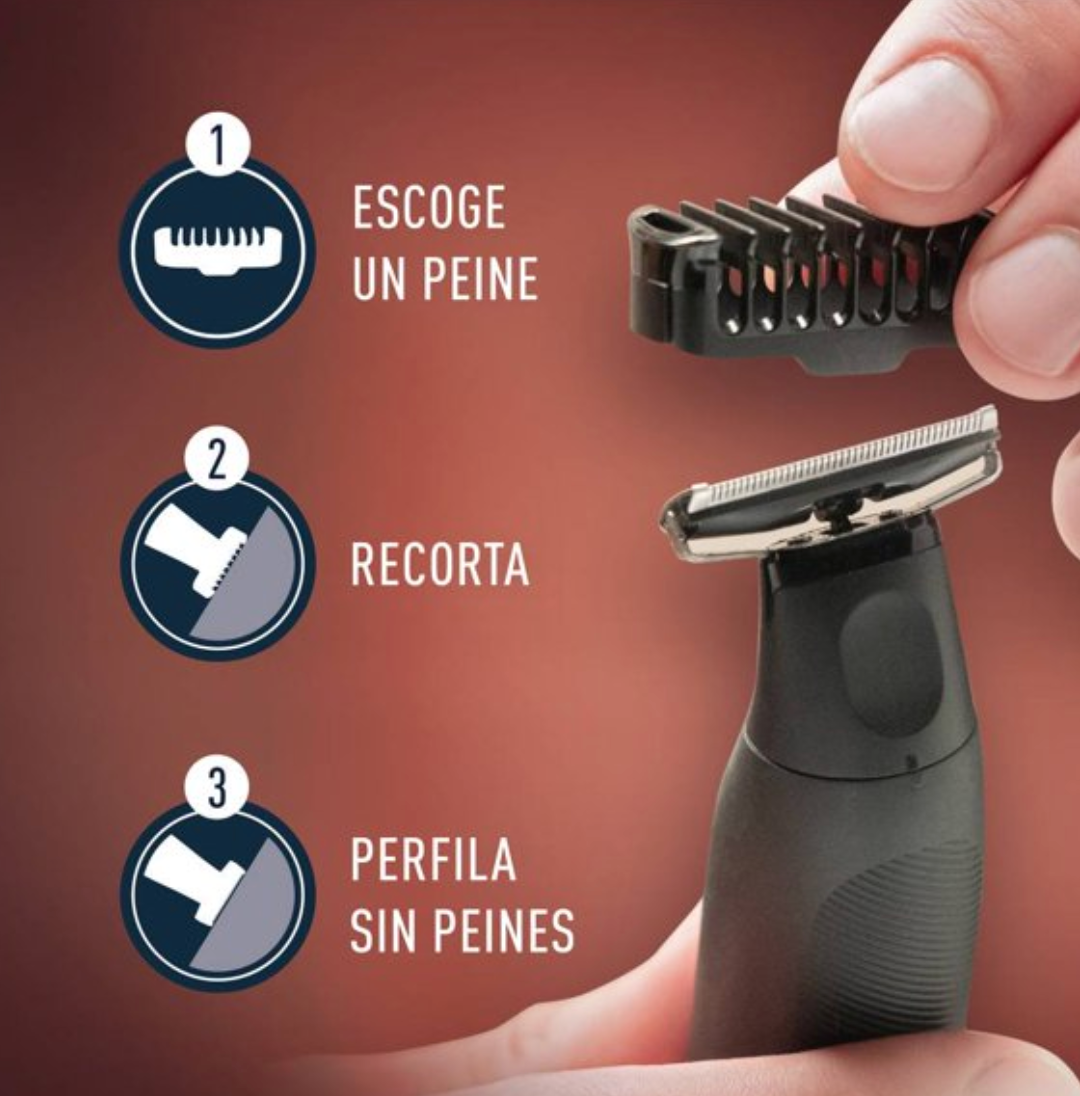 Rasuradora Eléctrica Gillette KING C. GILLETTE Styler Todo en Uno con 3 Cepillos Intercambiables - .