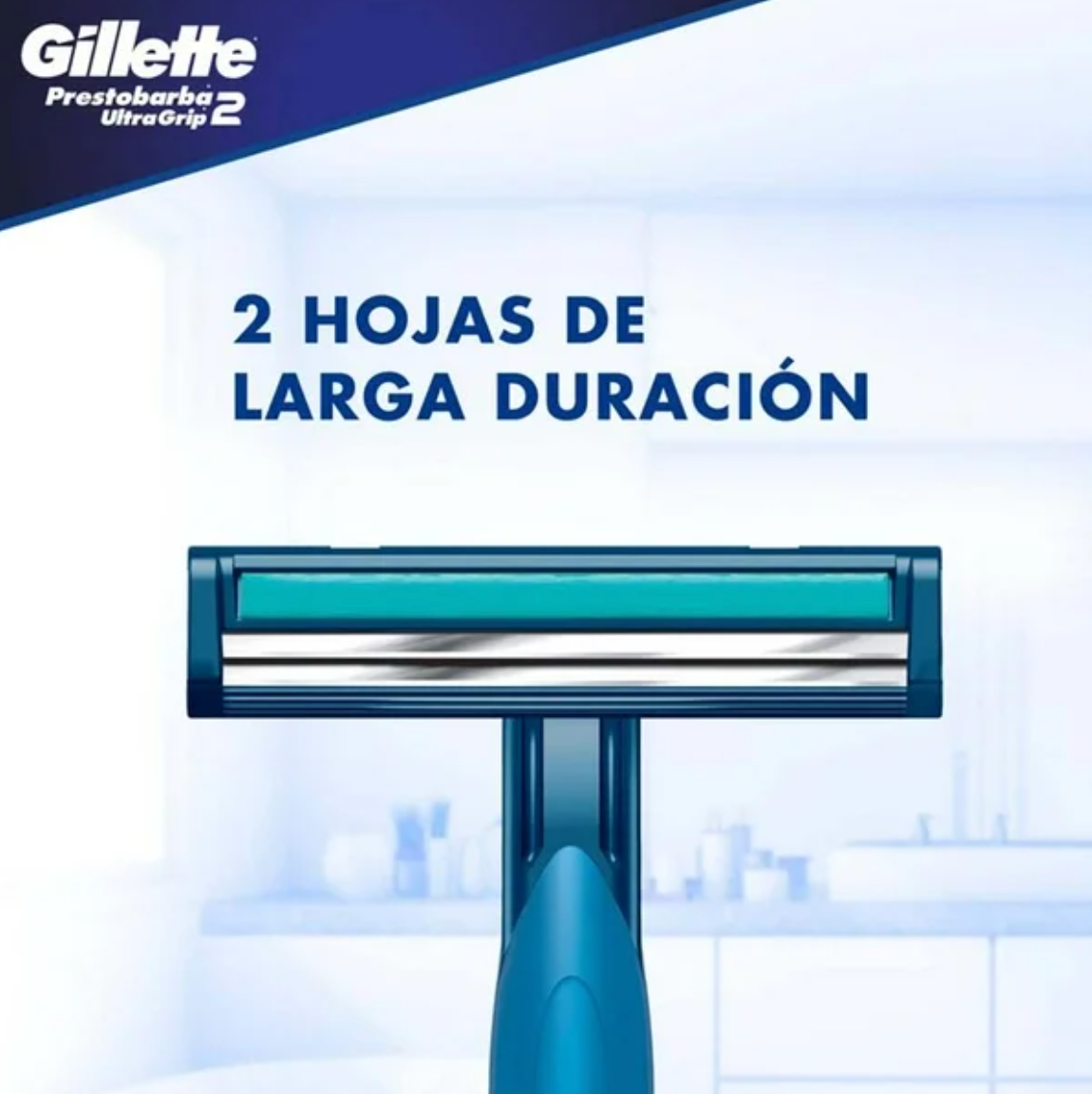 Rastrillo para afeitar desechable Gillette Prestobarba ultragrip2 32 pzas - .