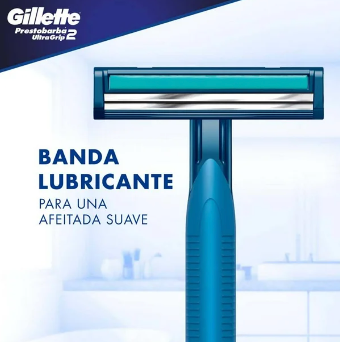 Rastrillo para afeitar desechable Gillette Prestobarba ultragrip2 32 pzas - .