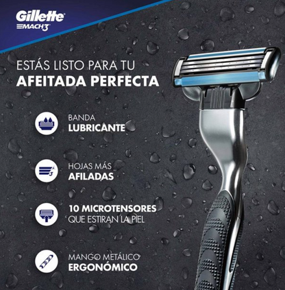 Repuestos para Afeitar Gillette Mach3 16 pzas - .