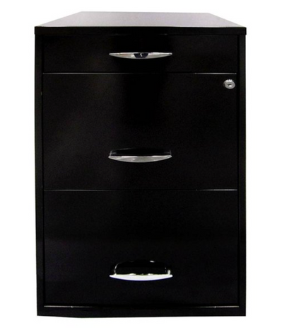 Archivero Space Solutions 3 Gavetas Negro - .