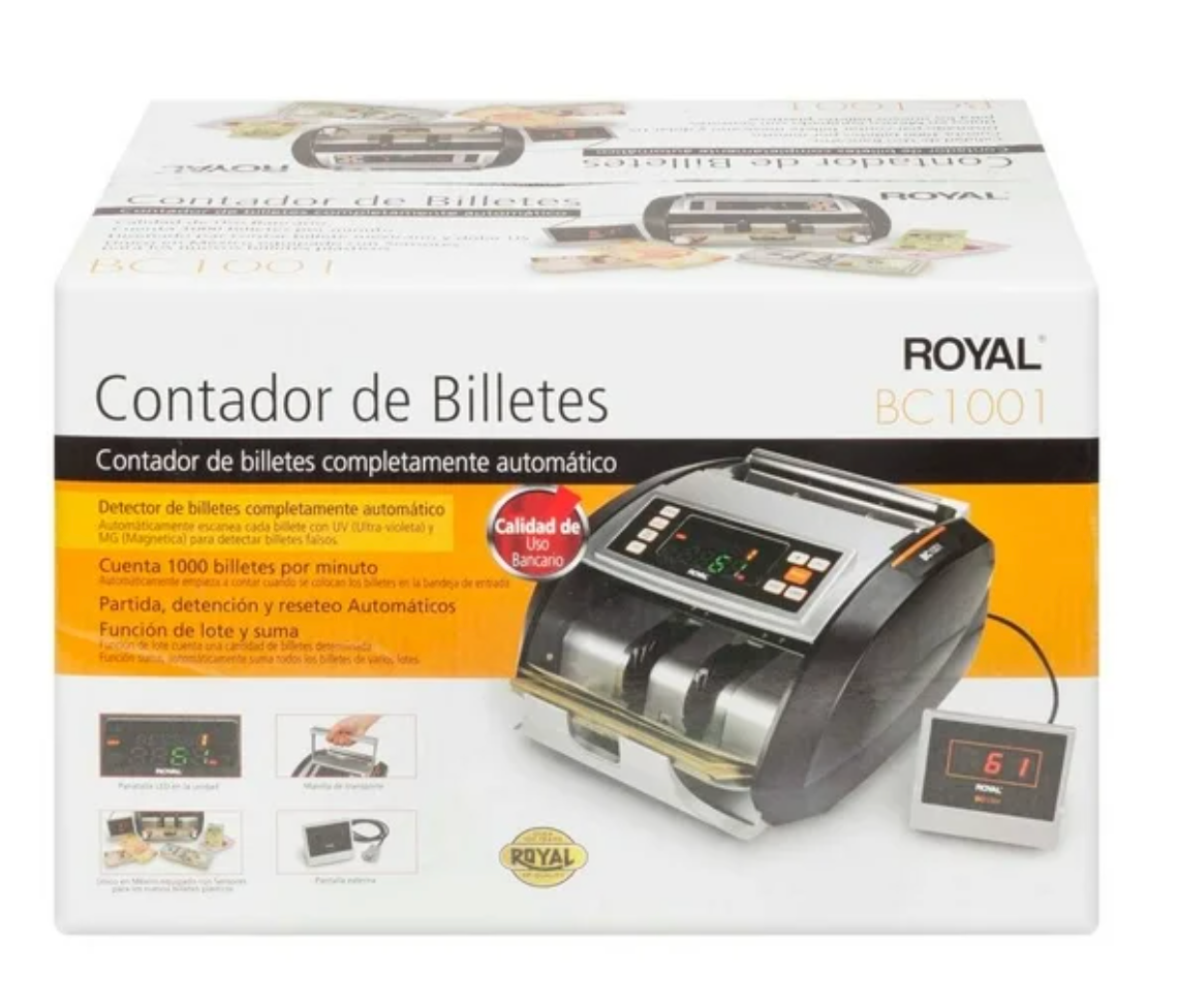 Contador de Billetes Royal Doble Display - .