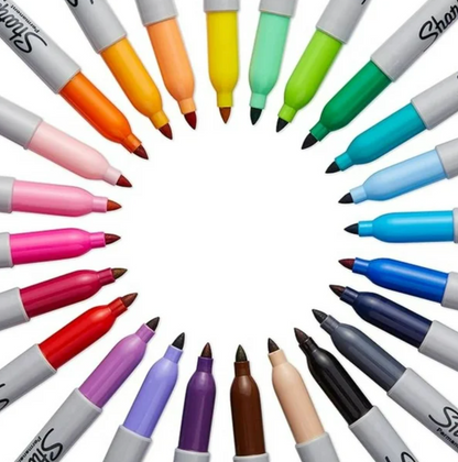 Set de Marcadores Permanentes Sharpie con 24 pzas - .