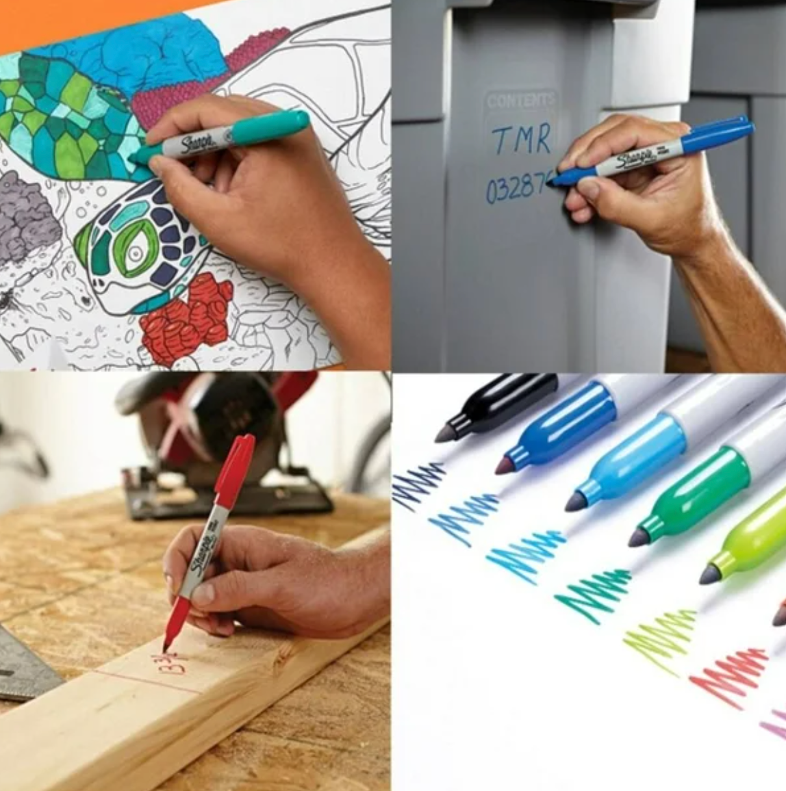 Set de Marcadores Permanentes Sharpie con 24 pzas - .