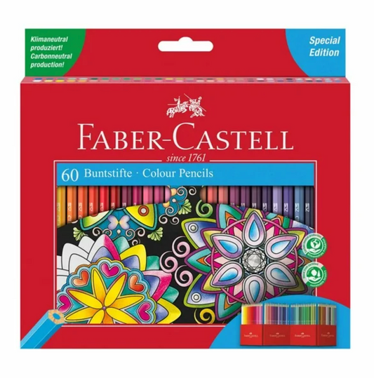 Colores Faber Castell Hexagonales con 60 piezas - .