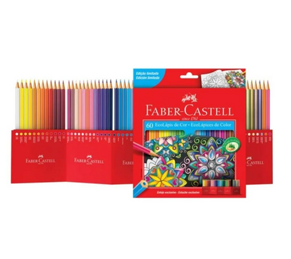 Colores Faber Castell Hexagonales con 60 piezas - .