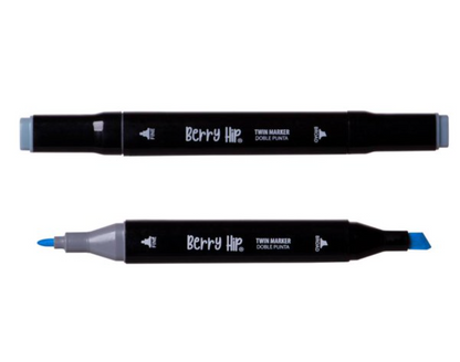 Marcadores Rotuladores Berry Hip Berry Hip Estuche con 80 pzas Doble Punta 80M08AM - .