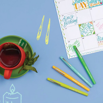Set de Bolígrafos Paper Mate Flair Scented y Classic Punta Mediana 0.7 mm con 36 pzas - .
