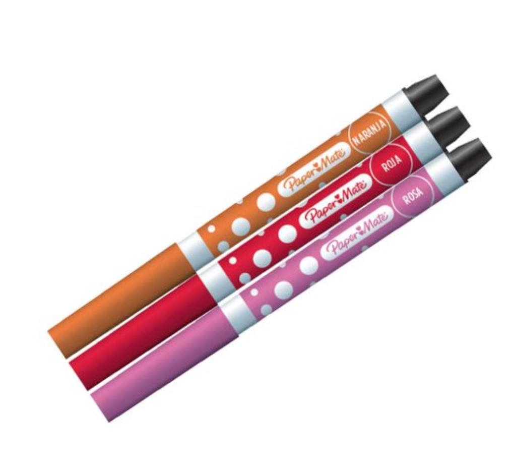 Plumones PaperMate Pincelin 2 Paquetes con 12 pzas c/u - .