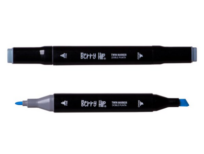 Marcadores Rotuladores Berry Hip Berry Hip Estuche con 80 pzas Doble Punta 80M09RA - .