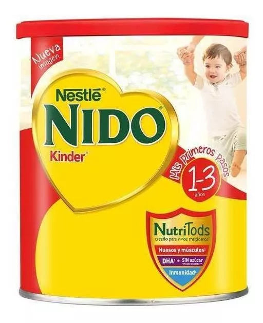Media Caja Formula Láctea Nido Kinder 1 a 3 años 800G/6P