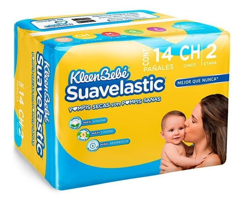Media Caja Pañal Suavelastic Max Chico 14P/4C - SCG