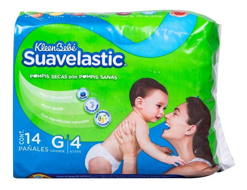 Media Caja Pañal Suavelastic Max Grande 14P/3C - SCG