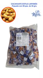 Media Caja Cacahuate Japones El Tigre 5B/50S/30G