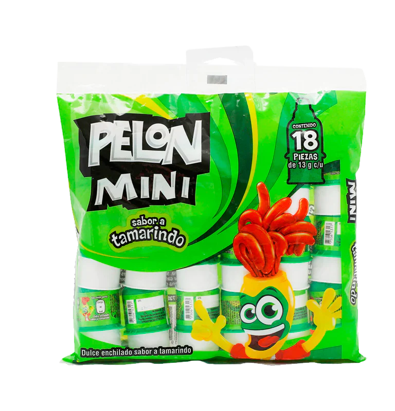 Caja Pelón Pelo Rico Mini en 20 bolsas de 18 piezas de 13 grs - Hersheys