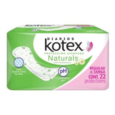 Media Caja Toalla Kotex Panty Manzanilla Regular 22T/7P