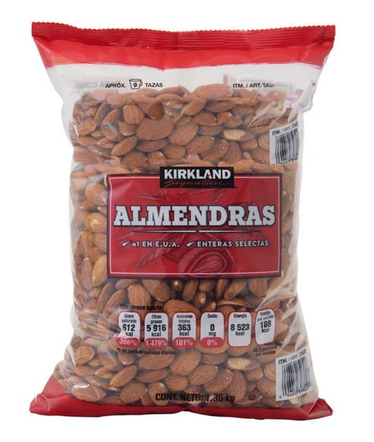 Kirkland Signature almendras enteras 1.36K