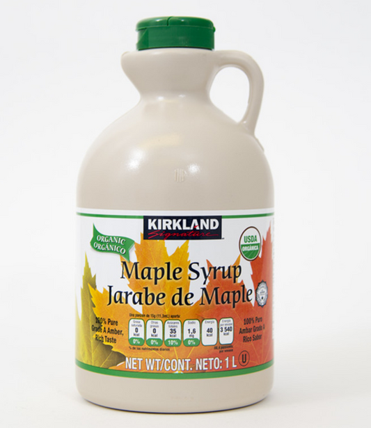 Kirkland Signature jarabe de maple orgánico 1L