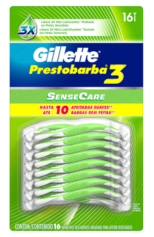 Gillette Prestobarba 3 rastrillo desechable 16P