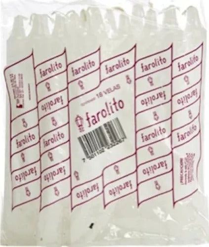 Media Caja Velas Farolito 16V/5P