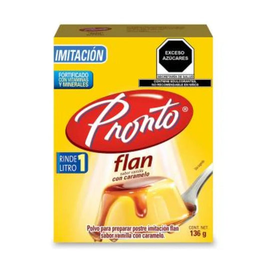 Caja Flan Pronto Caramelo 136G/24P