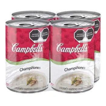 Crema de Champiñones Campbell's 4P/735G - K