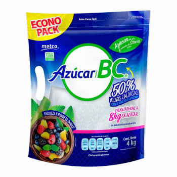Azúcar Metco BC Baja en Calorías 4 kg-K