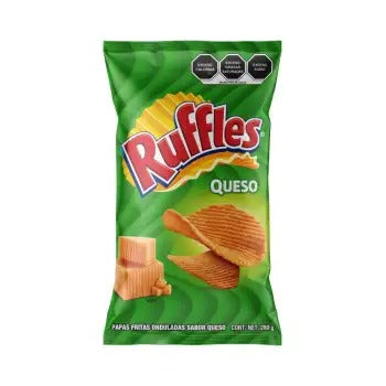 Papas Sabritas Ruffles Queso 280 Gr - K