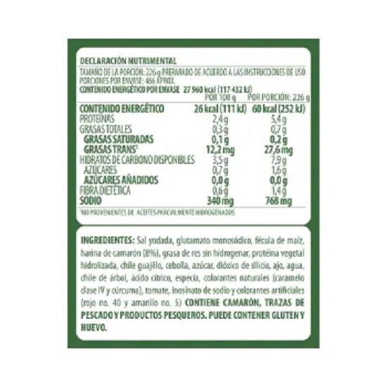 Caldo de Camarón Knorr para Chefs 1.6 kg - SCG