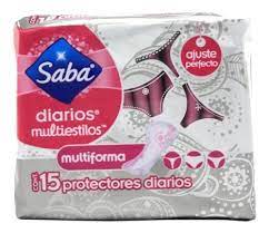 Media Caja Saba Pantiprotectores Multi anatómica 12C/15P