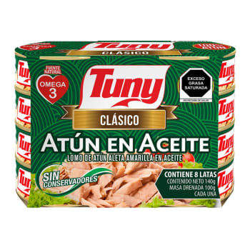 Atún en Aceite Tuny 8P/140G - K