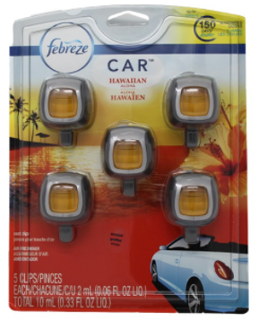 Febreze · Aromatizante para auto5 U .
