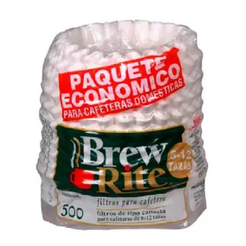 Filtros para Café Brew Rite para Cafeteras Domésticas 500 pzas - ZK