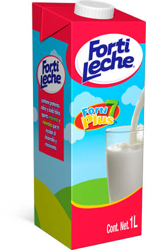 Media Caja Leche Fortileche Producto Lácteo 1L/6P - SCG