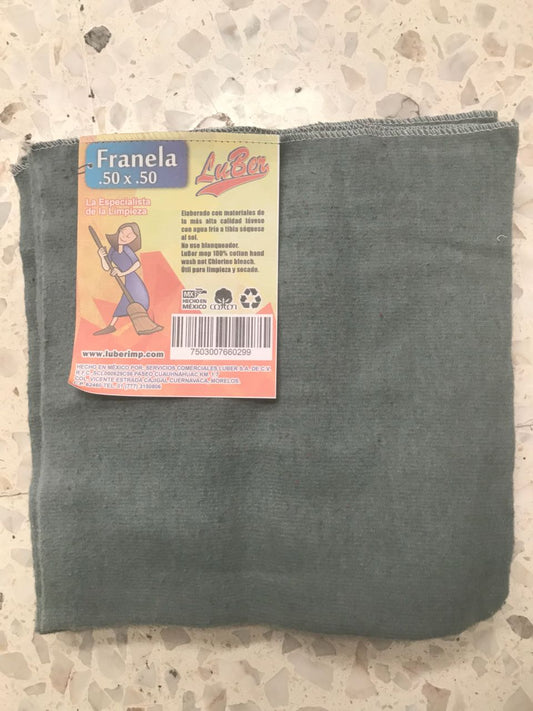 Caja Franela 50x50 Luber 25P -
