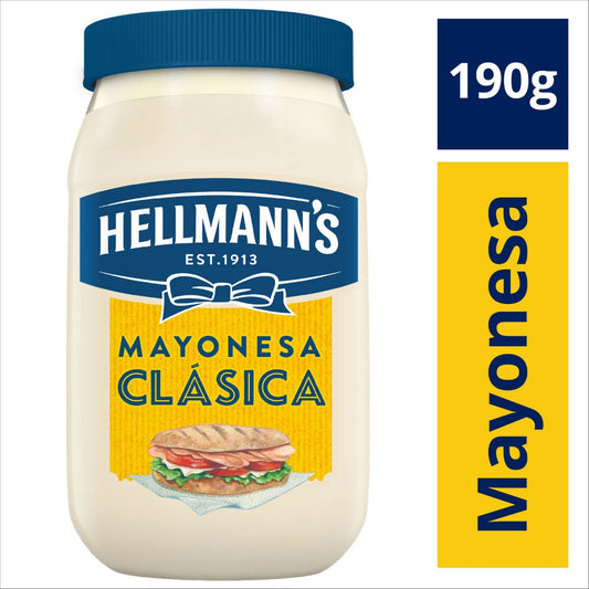 Media Caja Mayonesa Hellmans clasica 190G/12P - SCG