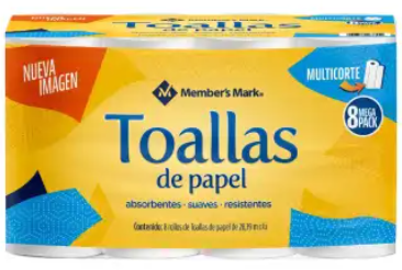 Servitoallas Member's Mark 8 Rollos