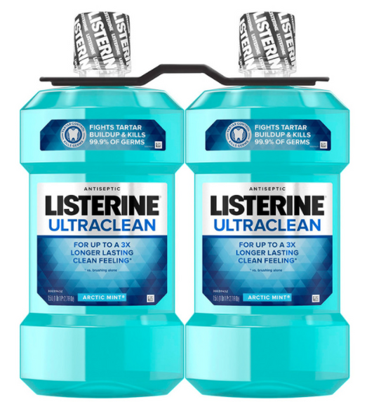 Listerine Ultraclean, enjuage bucal 2P/1.5L