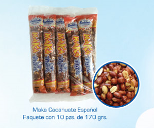 Media Caja Botana Surtida Makana Mix El Tigre 5P/10T/170G