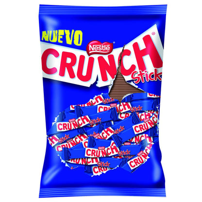 Caja chocolate Nestlé Crunch stick de 9 gr en 20 bolsas con 20 piezas - Nestlé-Chocolates-Nestlé-MayoreoTotal