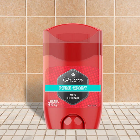 Caja Desodorante Old Spice Barra Pure Sport de 50 ml con 12 piezas - Procter & Gamble-Desodorantes-Procter & Gamble-MayoreoTotal
