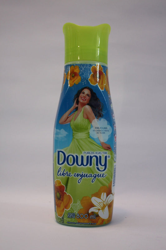 Caja Downy libre enjuague aroma Pureza Silvestre de 800ml con 9 botellas - Procter & Gamble-Suavizantes-Procter & Gamble-7590002040003C-MayoreoTotal