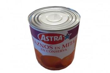 Caja Duraznos Mitades Astra de 3 kilos con 6 piezas - Corina-Conservas-Corina-MayoreoTotal