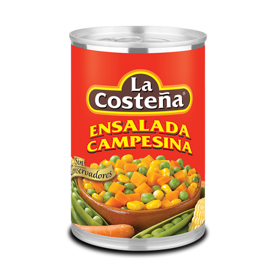 Caja Ensalada Campesina de 410 grs con 24 piezas - La Costeña-Enlatados-La Costeña-MayoreoTotal