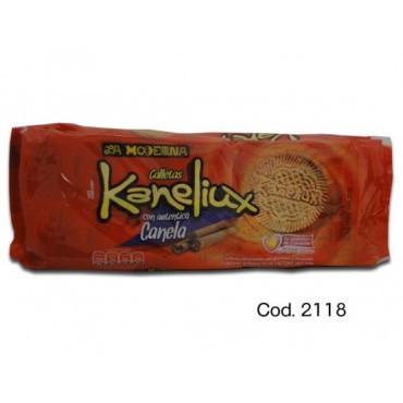 Caja Kaneliux La Moderna de 330 grs con 20 paquetes - La Moderna-Galletas-La Moderna-MayoreoTotal
