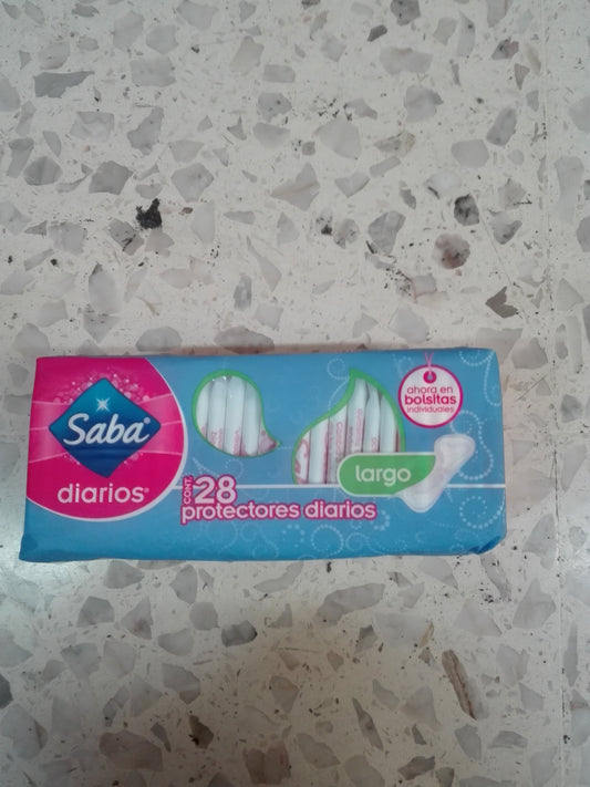 Caja Pantiprotector Saba largo con 16 paquetes de 28 piezas - SCA-Toalla Femenina-SCA-MayoreoTotal