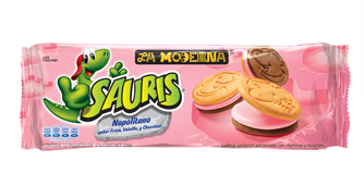 Caja Sauris Napolitano La Moderna de 324 grs con 20 paquetes - La Moderna-Galletas-La Moderna-MayoreoTotal