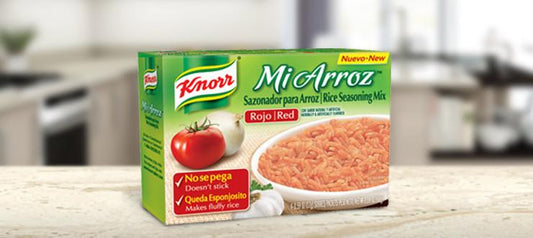Caja Sazonador Mi arroz rojo con 4 piezas de 17 grs en 24 exhibierores - Univeler-Sazonadores-Unilever-MayoreoTotal