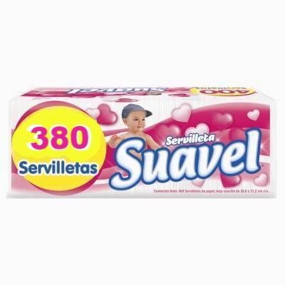 Caja Servilleta Suavel de 400 servilletas con 12 paquetes - Kimberly Clark-Servilletas-Kimberly Clark-MayoreoTotal