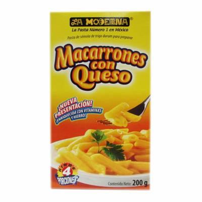 Caja Sopa Macarron con Queso de 200 grs con 20 piezas - La Moderna-Sopas-La Moderna-MayoreoTotal
